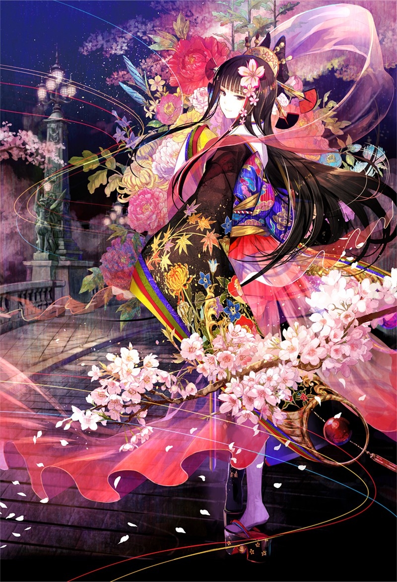 古风二次元高清美女