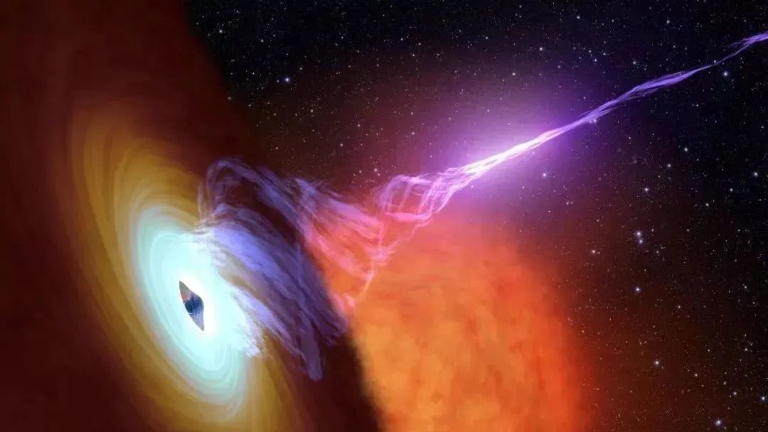 发现100亿光年外,黑洞喷流磁场快速变化,产生了伽马射线!