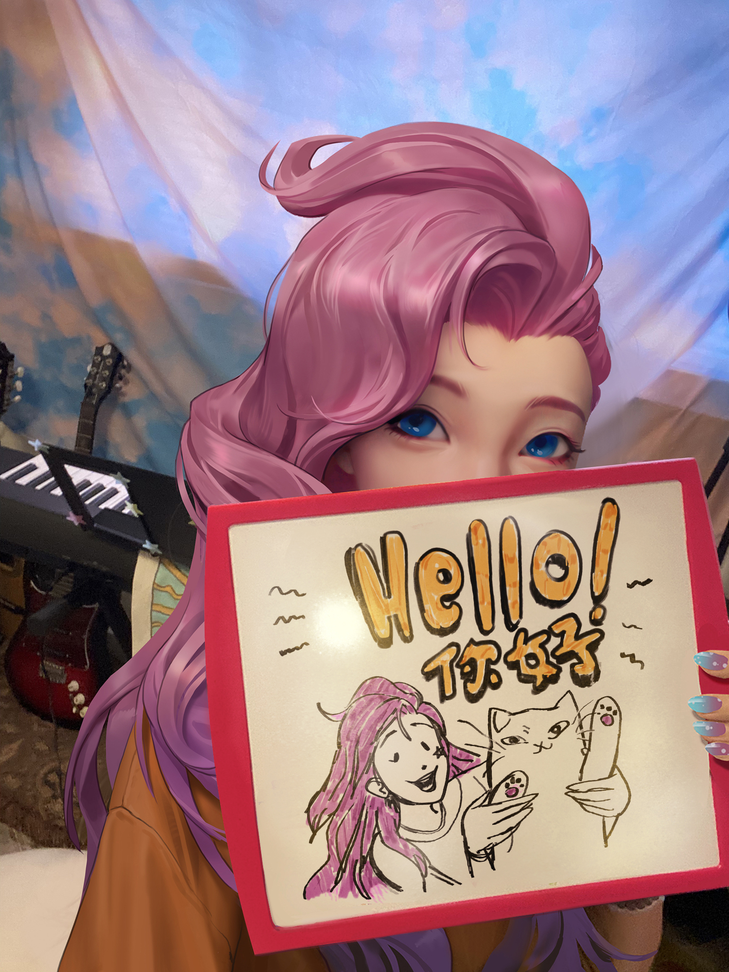 lol新英雄萨勒芬妮seraphine生活照合集