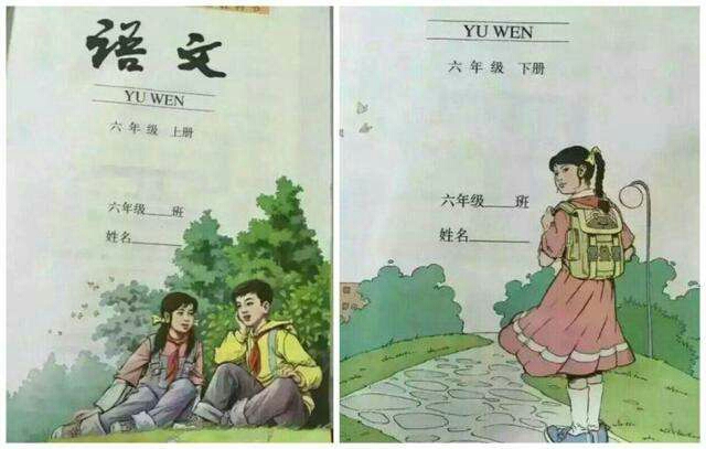 小学课本封面竟是一个悲伤爱情故事