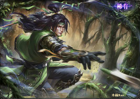 三国杀游戏的武将皮肤以及台词朱桓