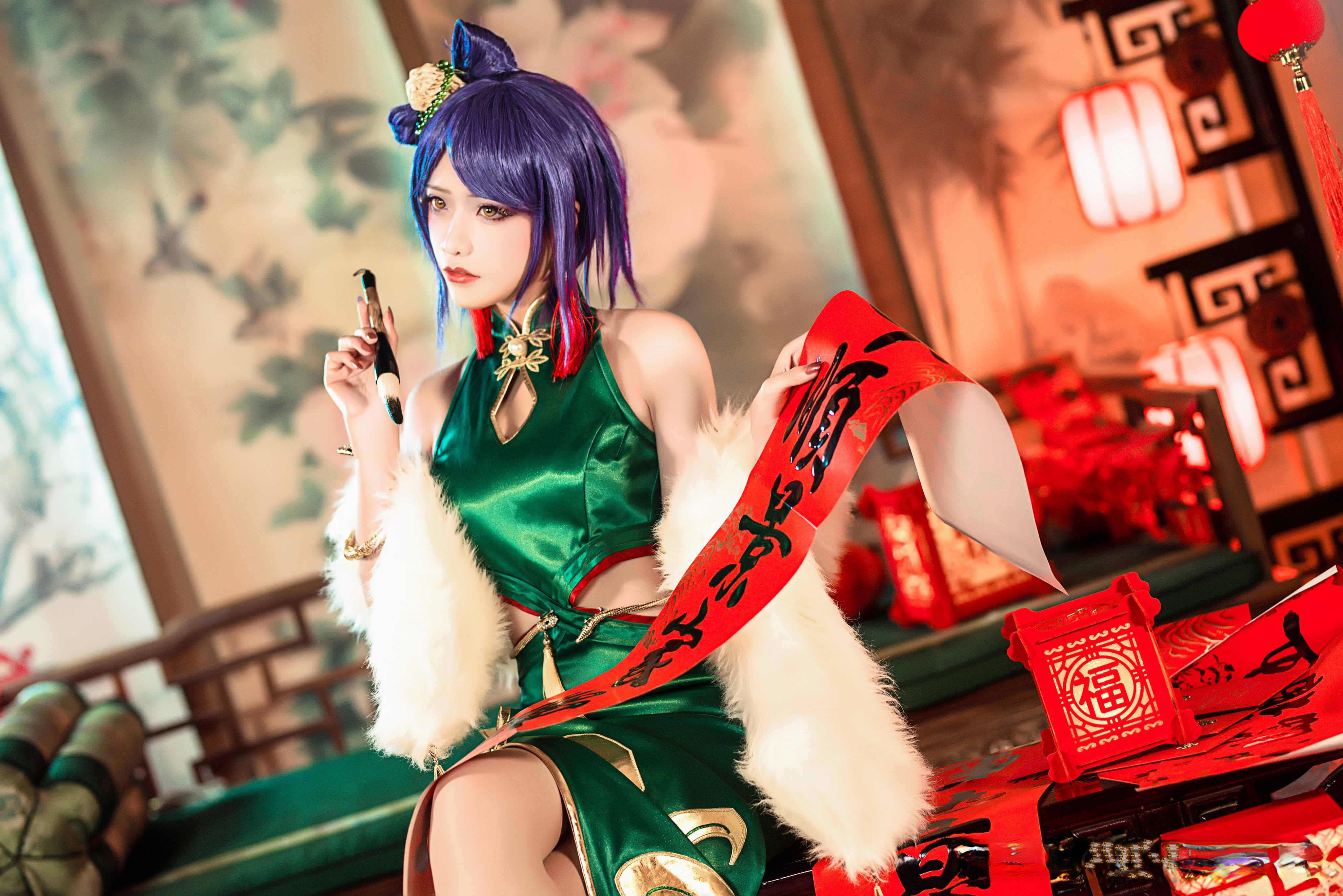 cosplay精选 | 火影小南新春旗袍,祝大家新的一年万事