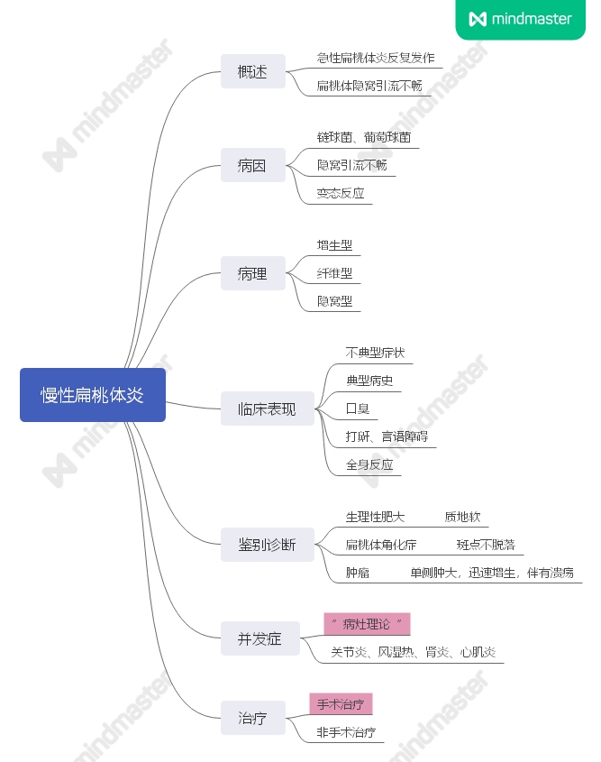 耳鼻喉思维导图