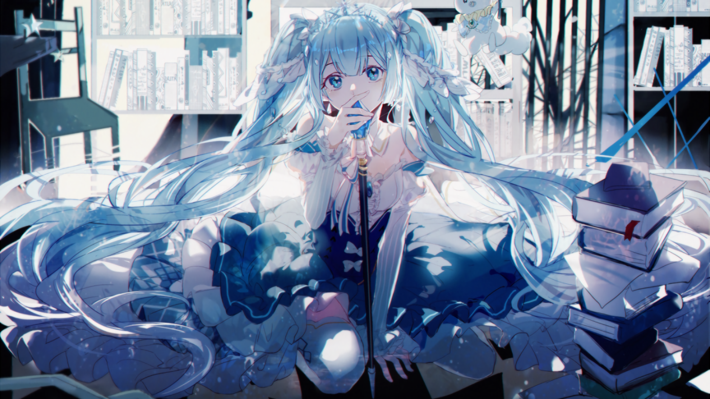 动画 动漫杂谈 【横屏裁剪】冬夜不寒雪初音11下面的壁纸都是按照16:9