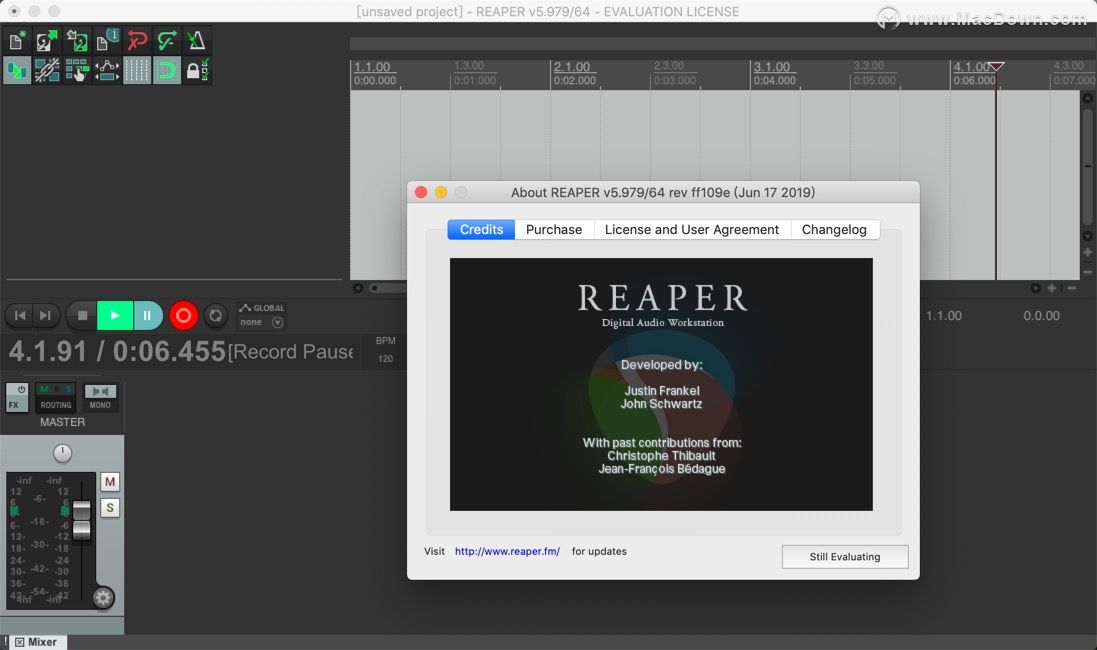 cockos reaper for mac(音频编辑制作软件)