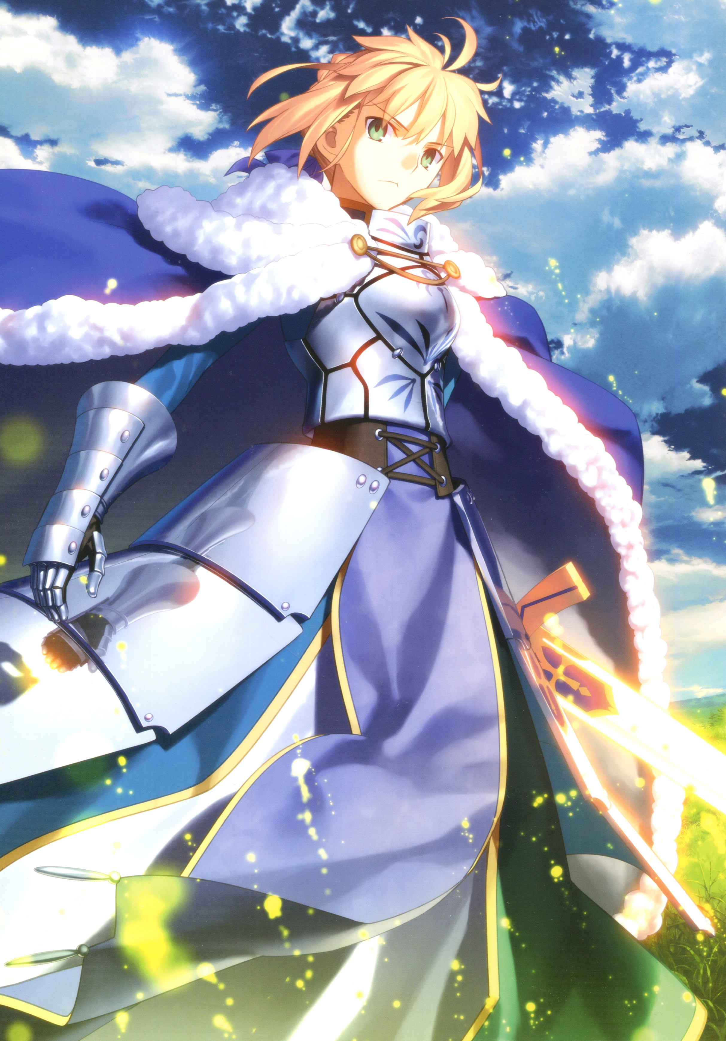 fate画集·武内崇系·return to avalon·阿尔托莉雅部分 ii