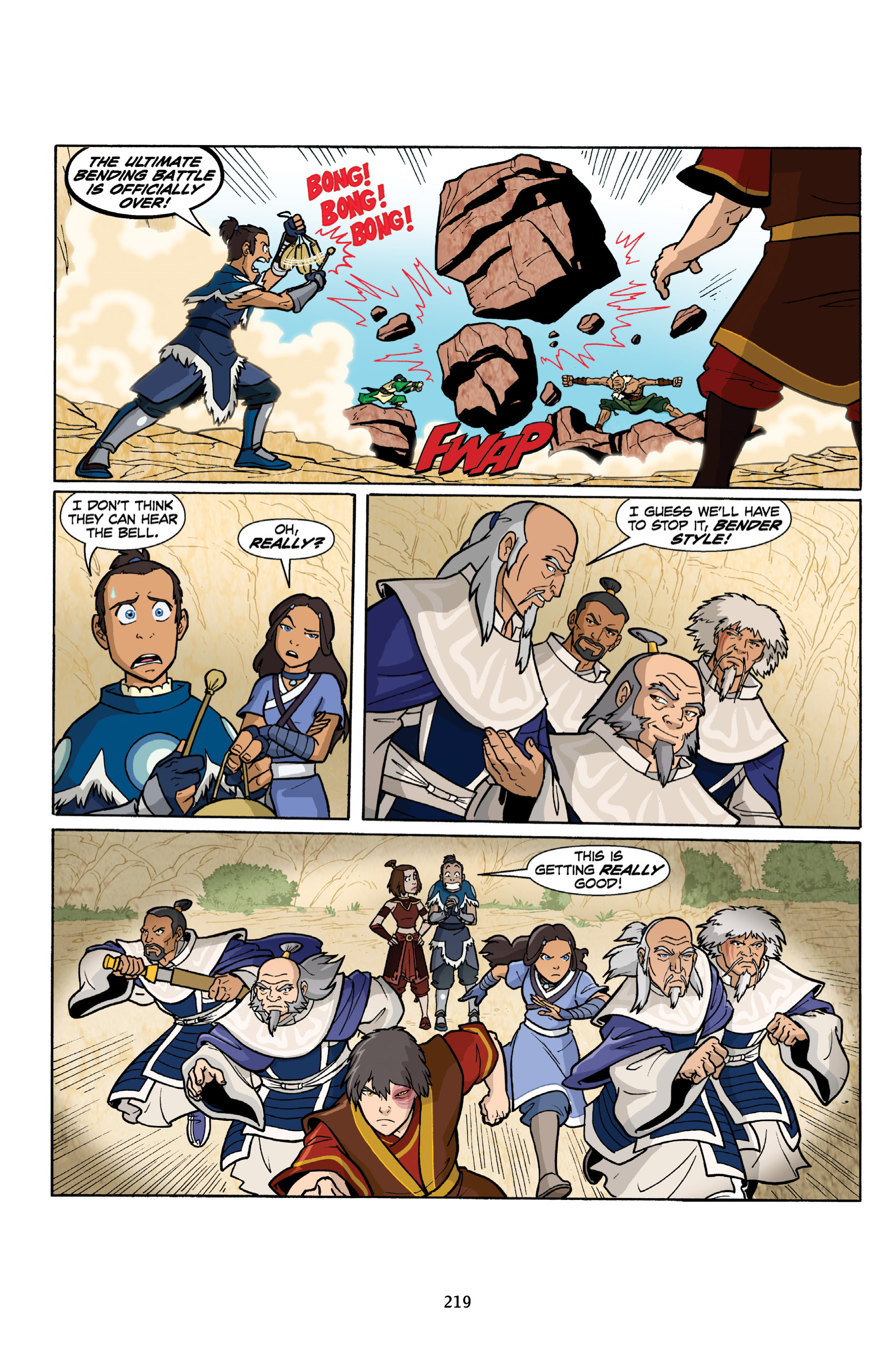 概述: while waiting for sozin's comet, bumi and toph have an