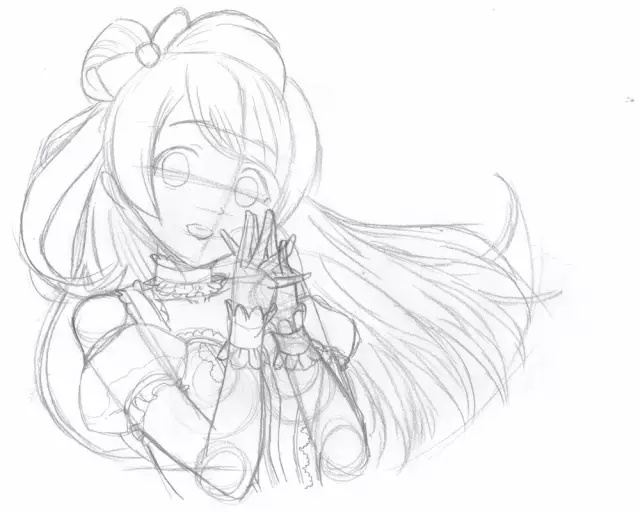 绘画如何绘画lovelive中可爱的动漫人物南小鸟