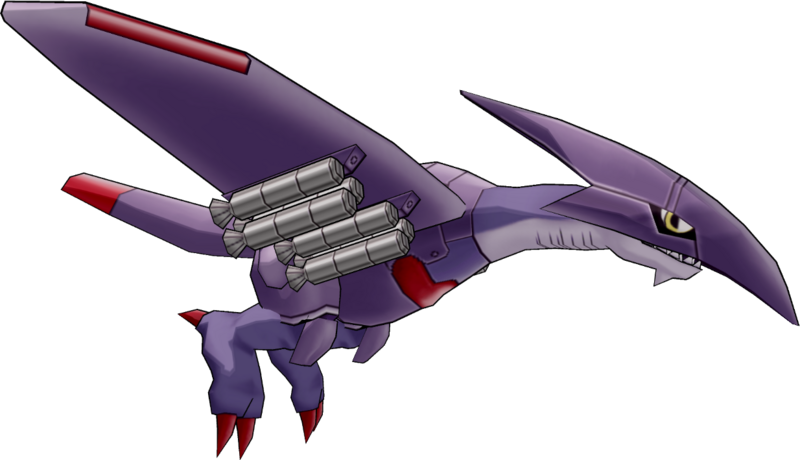 无齿翼龙兽 プテラノモン pteranomon