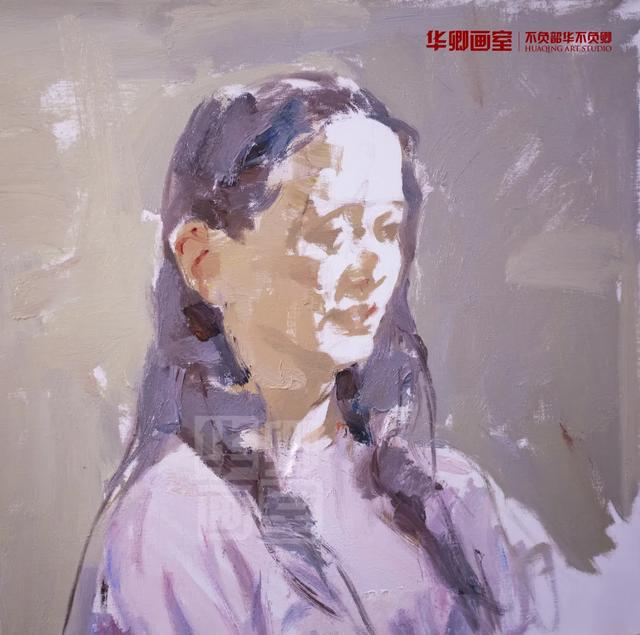 纯干货!卢华卿校长油画头像范画——华卿画室教研中心出品