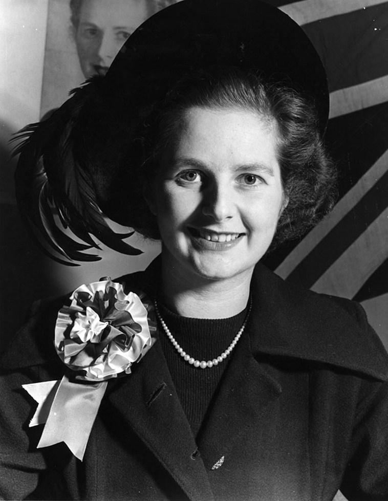 年轻的玛格丽特·撒切尔·阿卡(margaret thatcher aka),英国前首相