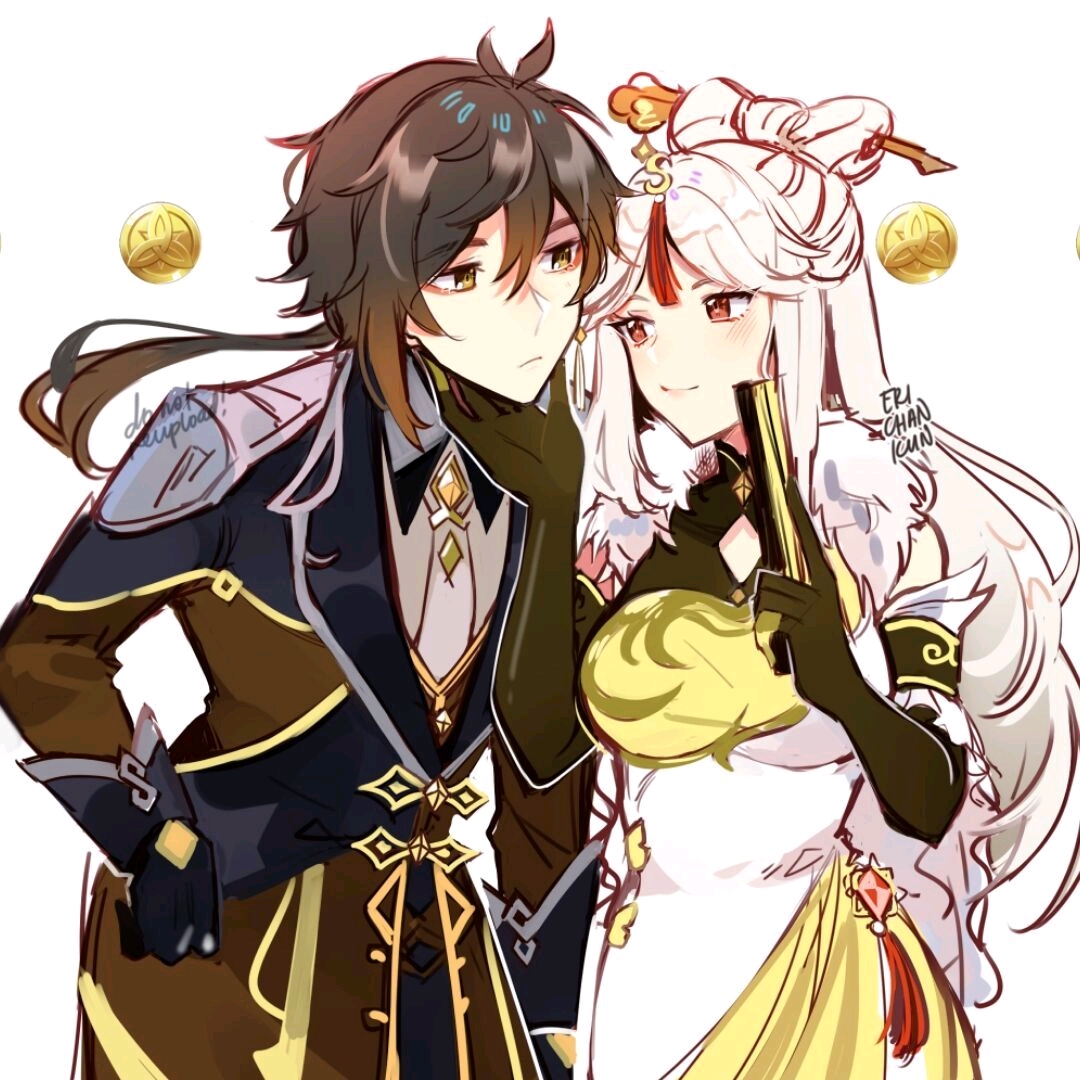 原神钟离凝光借光留影迟来的新年祝福