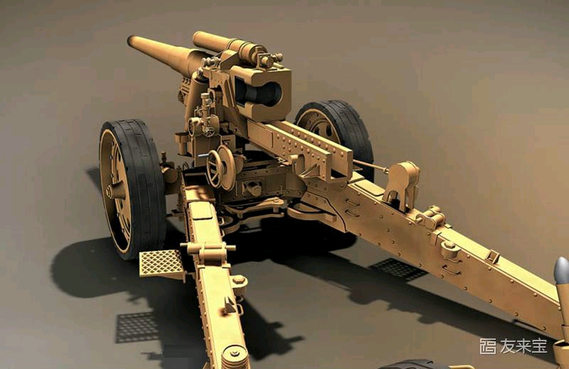 中国二战时期国军装备最大口径的野战炮