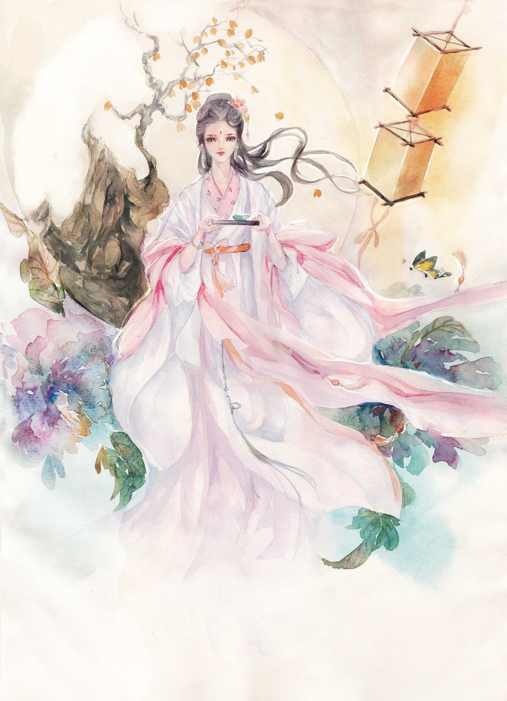 《古代美女插画》cg,动漫,二次元精美壁纸,高清图片分享(四)