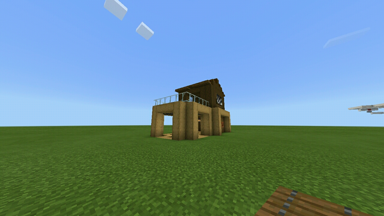 论:我的世界建筑渣渣建的小房子