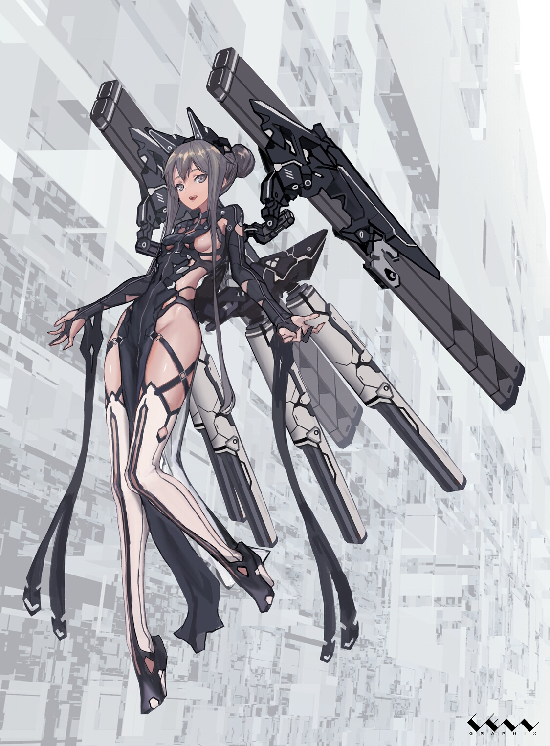 [机甲x少女]令人窒息究竟是她,还是她手里的枪?