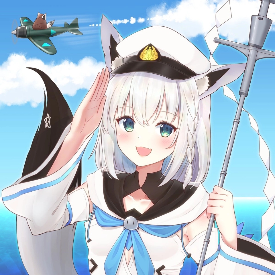 《每日动漫壁纸分享~awsl》白上吹雪萌图集