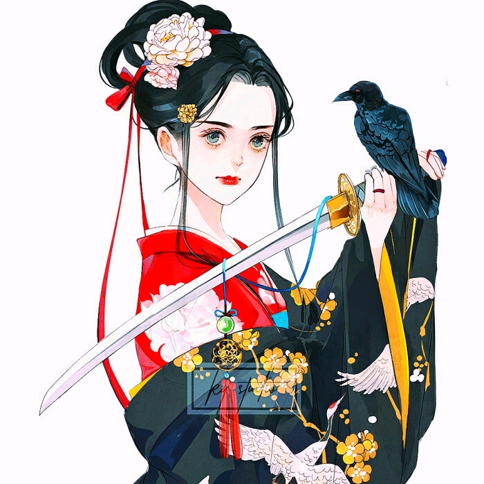 古风动漫女头像图片
