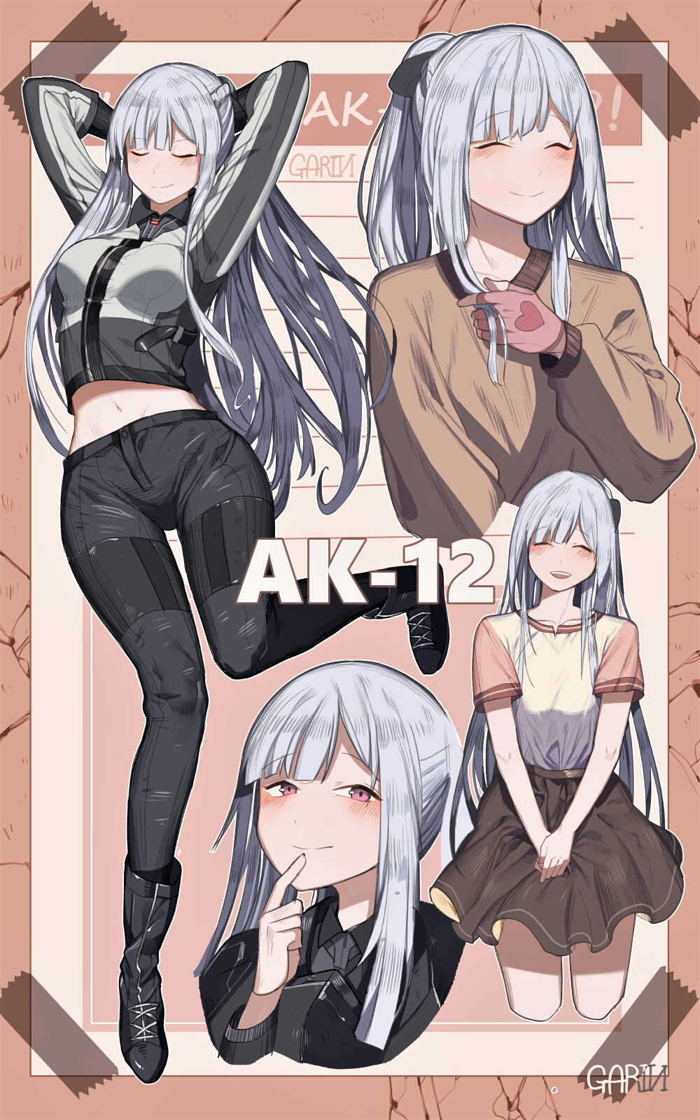 p站少女前线――ak12专场