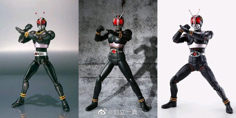 万代真骨雕shf 假面骑士black 介绍