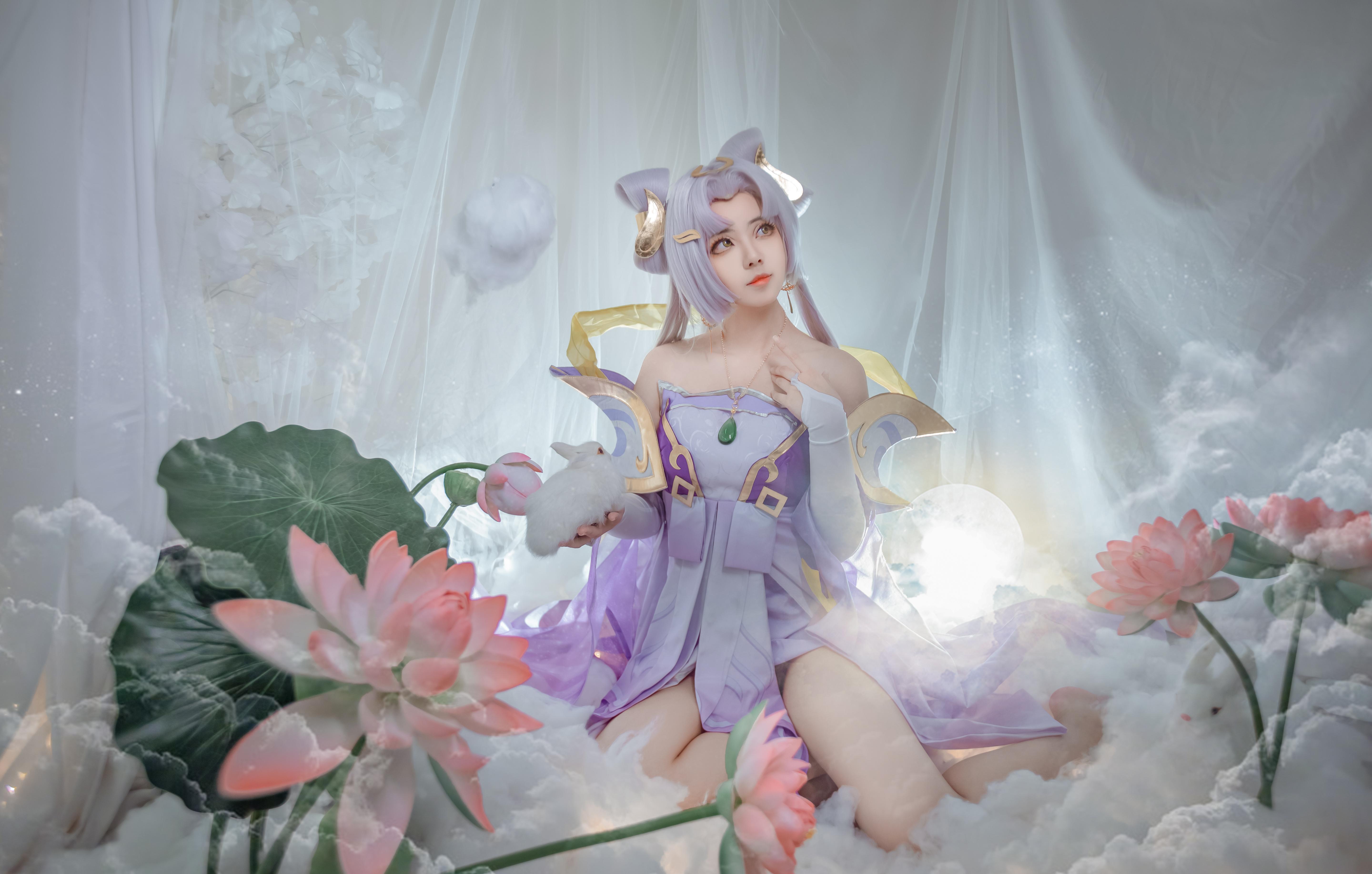 小姐姐cosplay.王者荣耀 嫦娥
