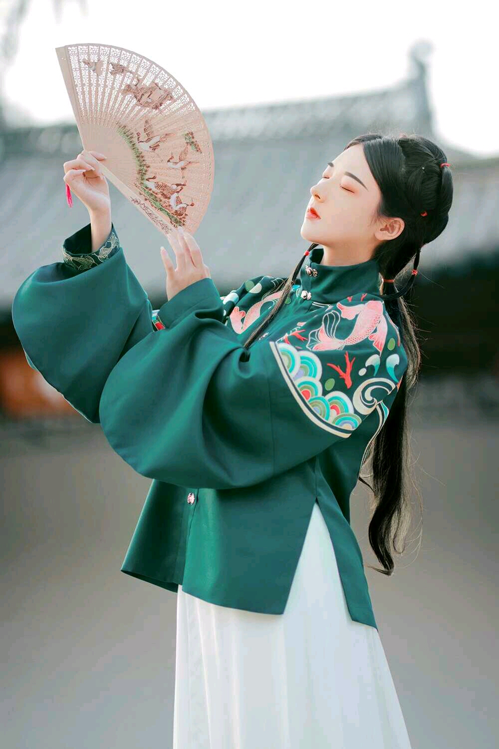 实物比照片好看的汉服/大明富婆款