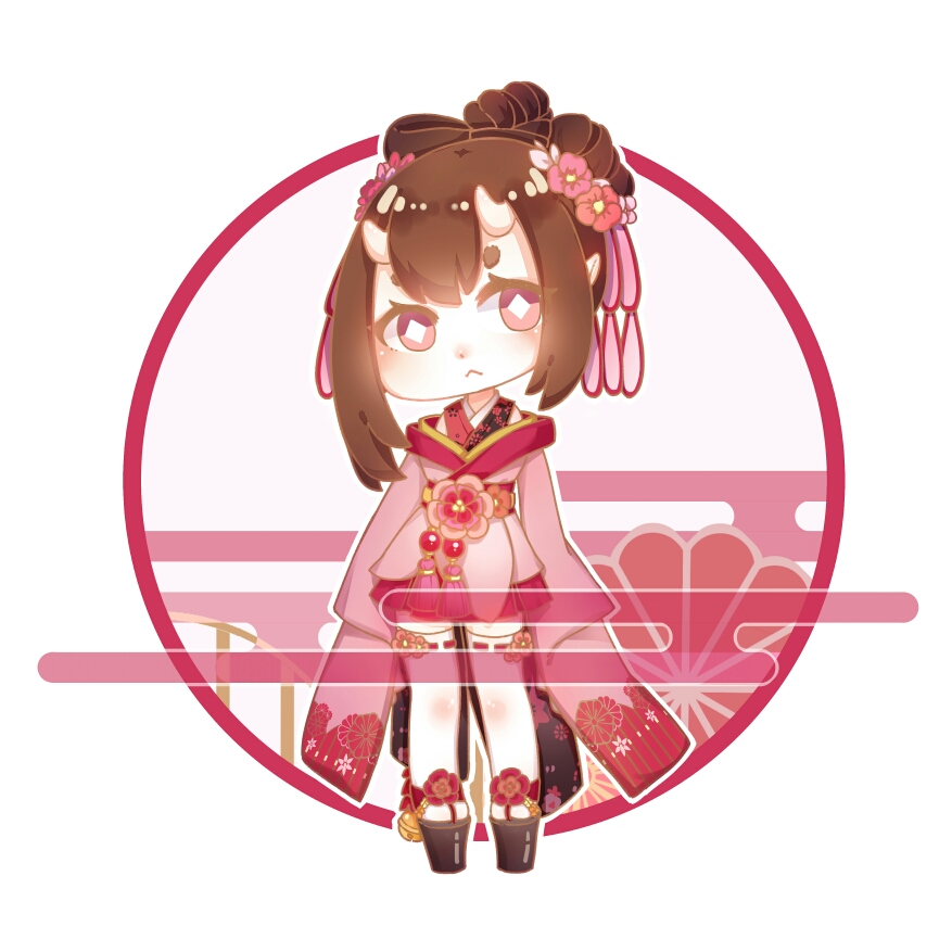 p站美图画师分享阴阳师桃花妖樱花妖第十期