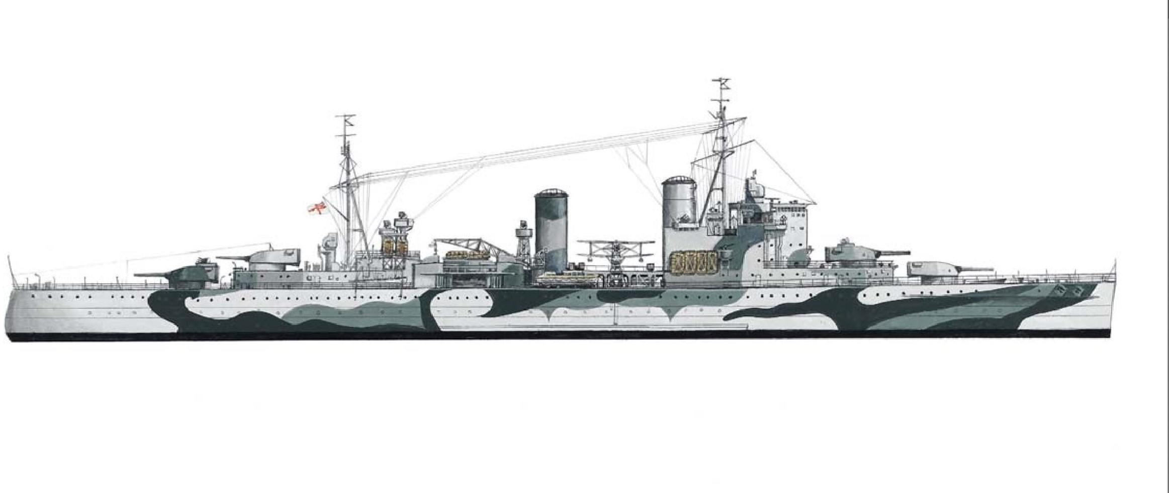 不列颠的幕后英雄(1)——浅谈英国重巡洋舰,设计与发展