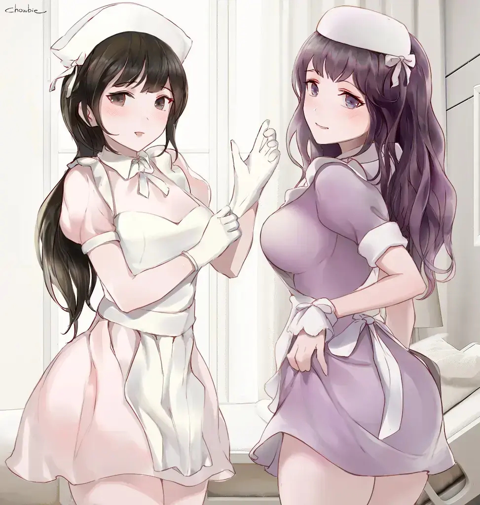 【作品欣赏-chowbie】喜欢护士姐姐的你可赶紧给我进来吧!