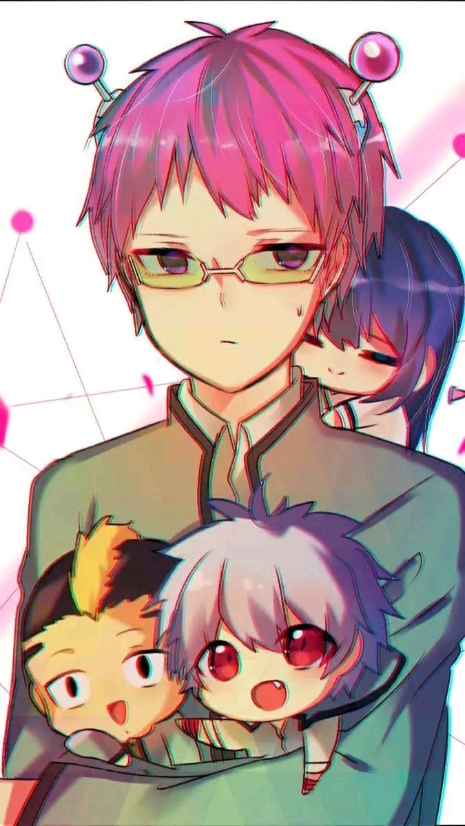 〖齐木楠雄的灾难〗齐木楠雄×照桥心美的同人插画作品