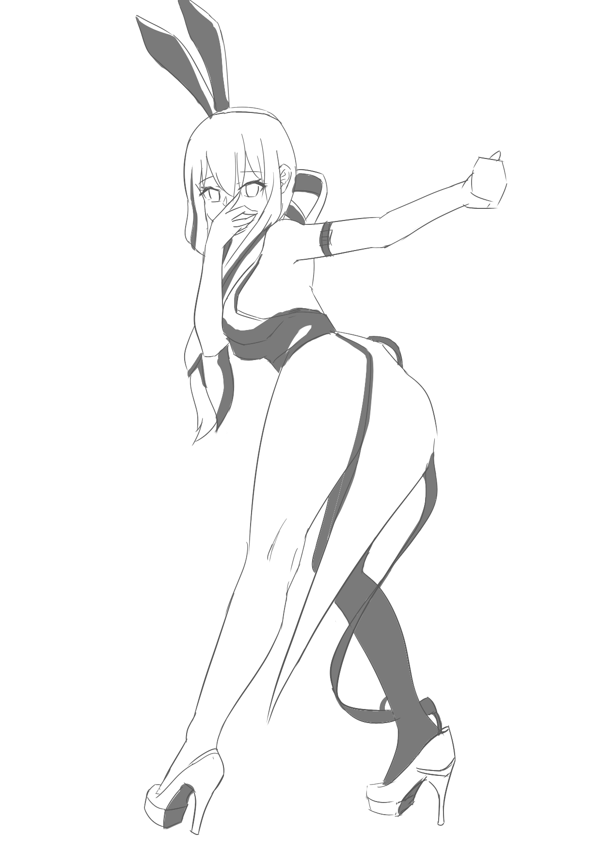 临摹一只兔女郎
