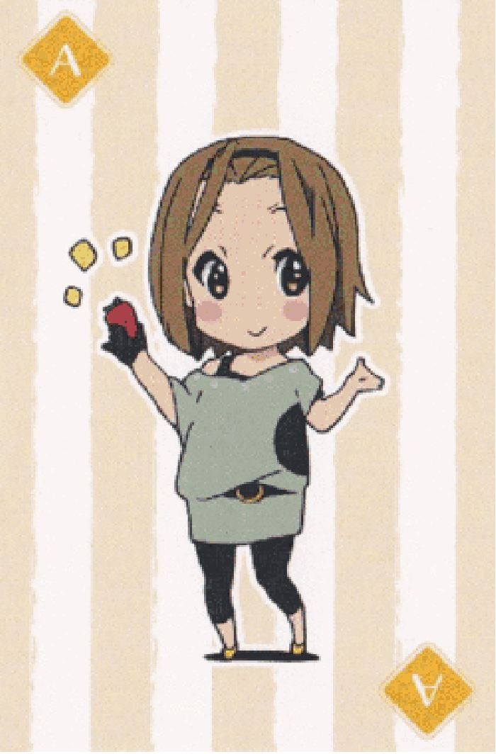 分享一些轻音少女的超萌动态图