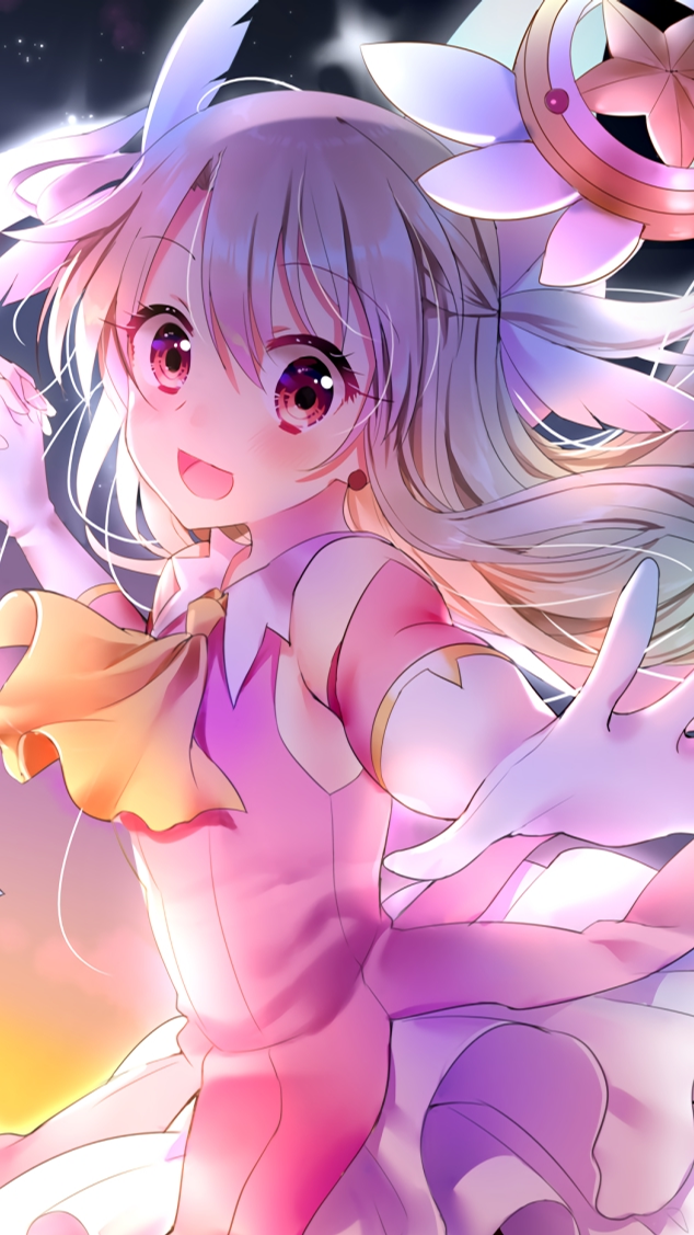 【手机壁纸裁剪】呆萌傻白的补魔少女伊莉雅03