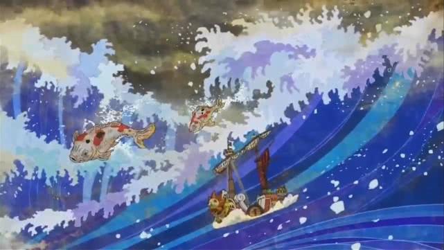海贼王891集:路飞登陆和之国,和之国的美景,每一帧都是壁纸