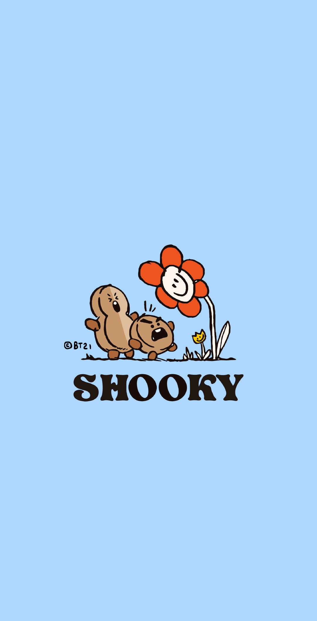 代表闵玧其的是小饼干shooky,是一个拥有特殊力量的曲奇饼干,但害怕