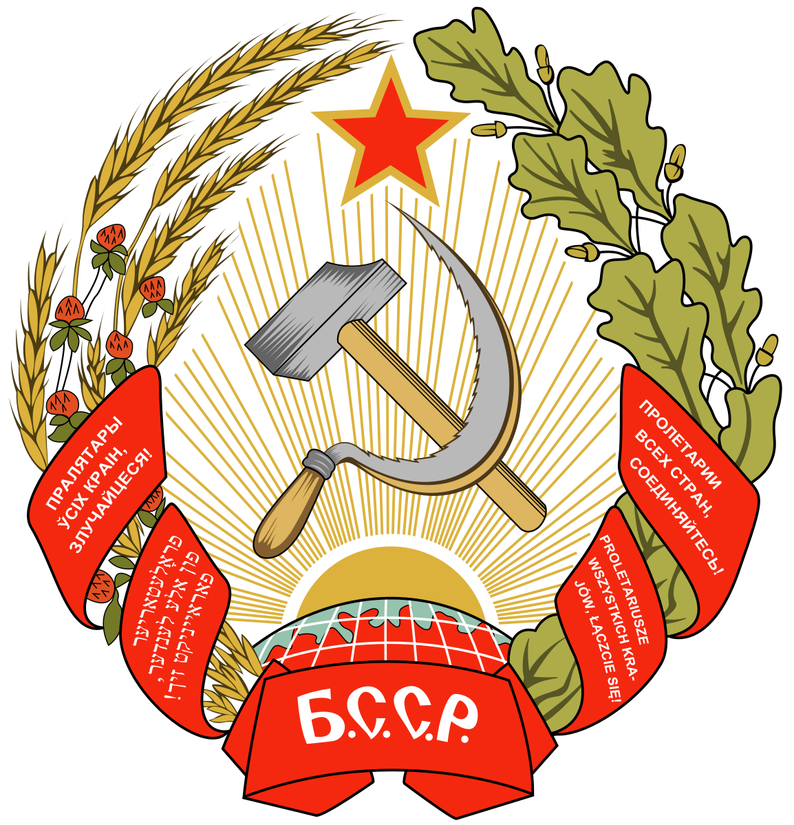 国家标志白俄罗斯国徽与国歌