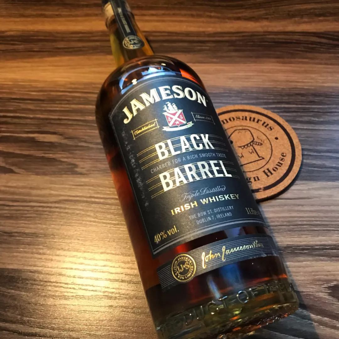 焦桶风味的三次蒸馏威士忌 | 尊美醇 jameson black barrel irish