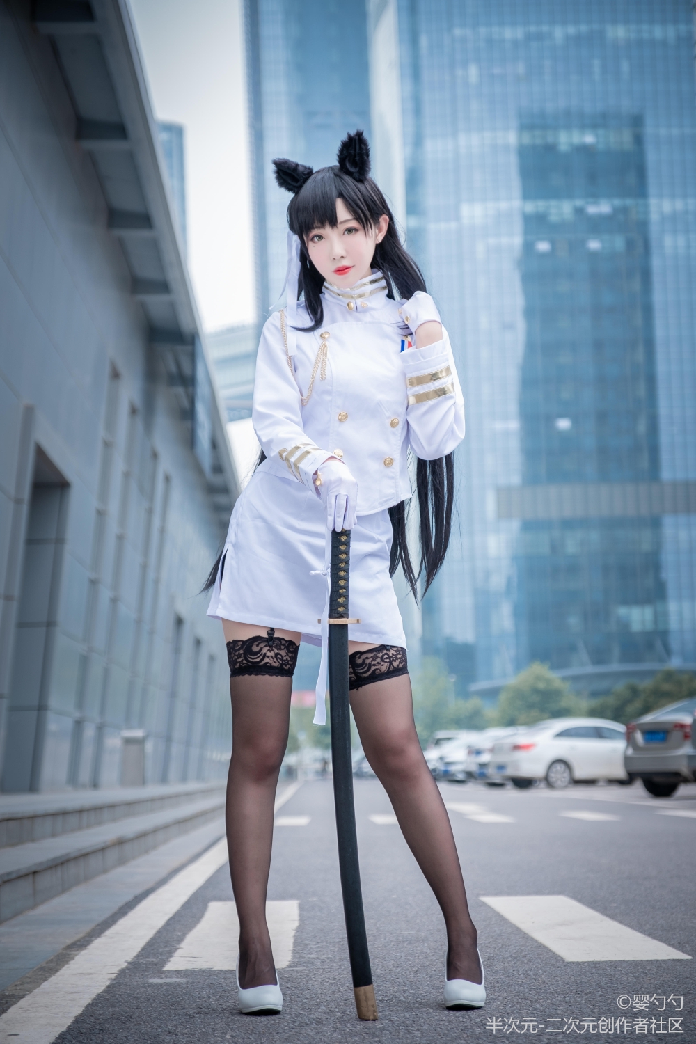 长腿高雄黑丝cos