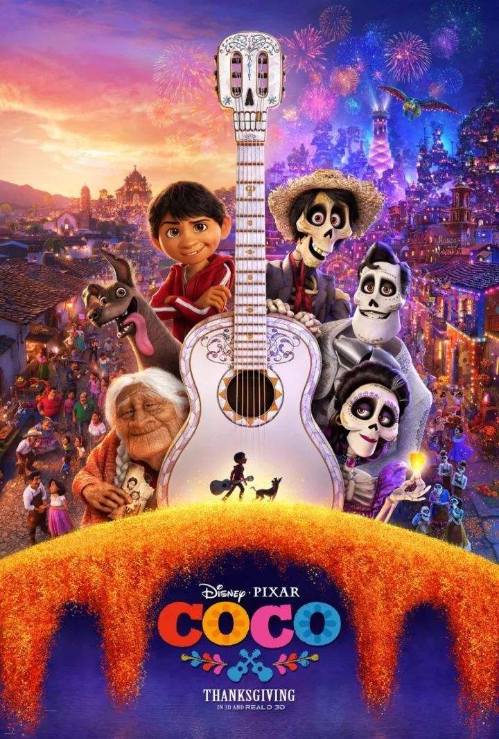 记忆中的动画电影#《coco》寻梦环游记