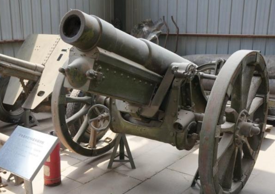 东北军之外,早期北洋政府也从日本进口了一部分38年式150毫米重型榴弹