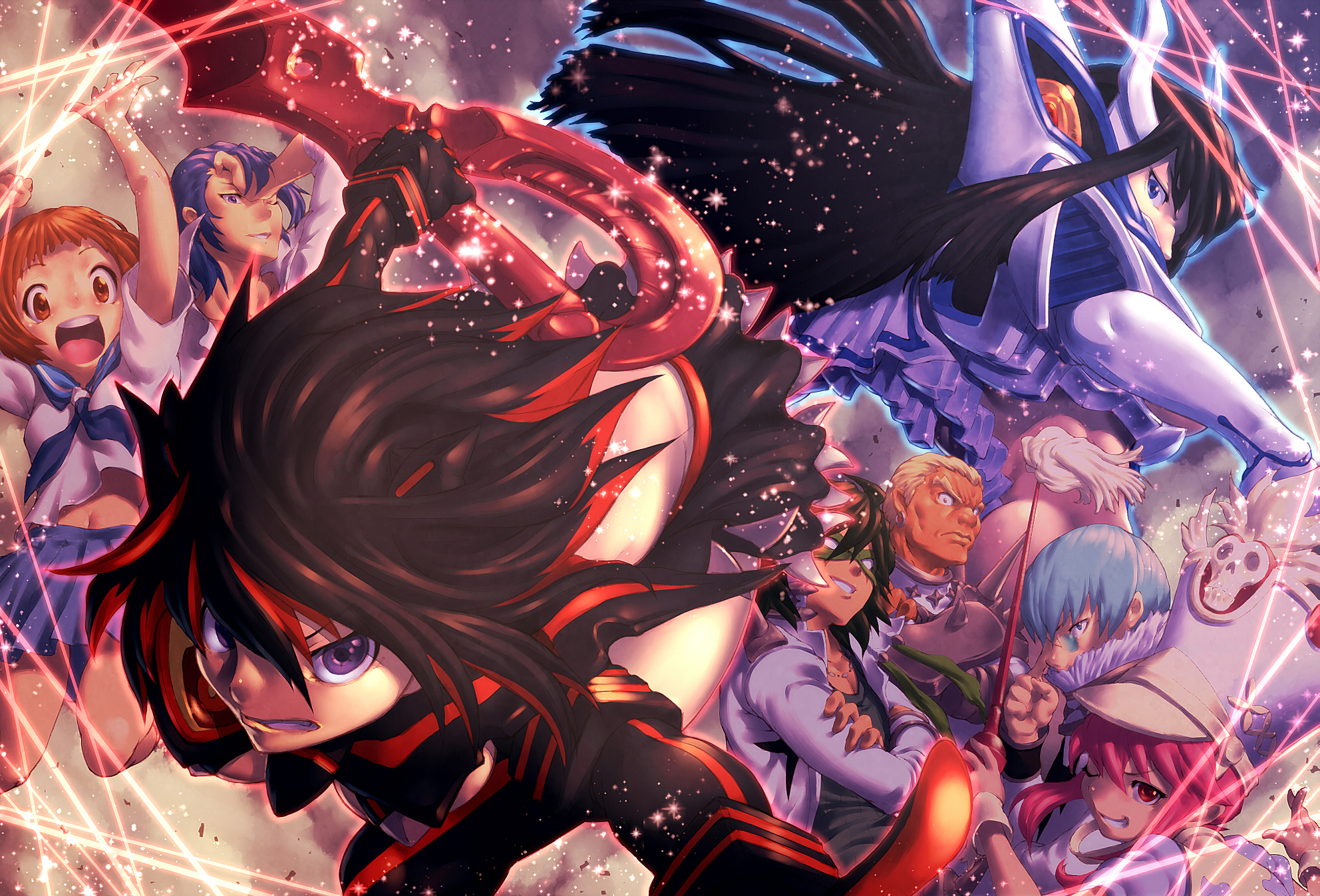 斩服少女 kill la kill 缠流子 壁纸(1)