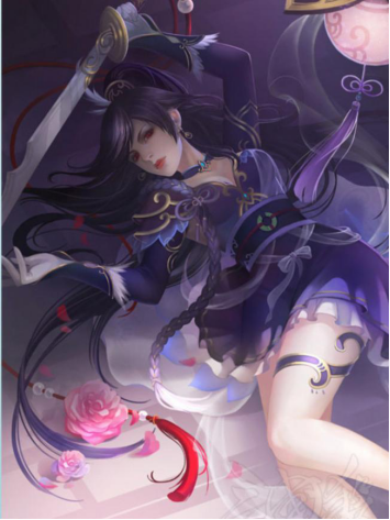 这张小乔的皮肤很好的为我们描绘出了 什么叫做"豆蔻年华,含羞待放".