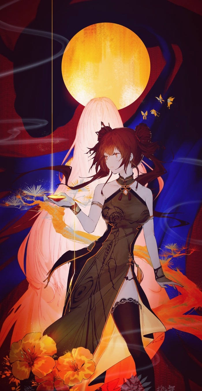 二次元壁纸 (旗袍)