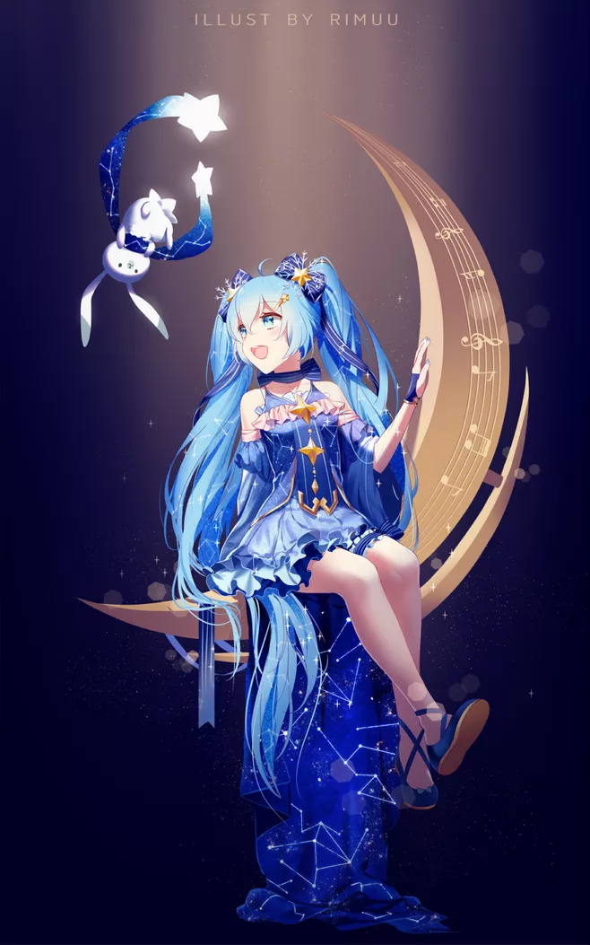 手机壁纸初音未来系列雪初音第二期byb站盐泽2020年12月19日