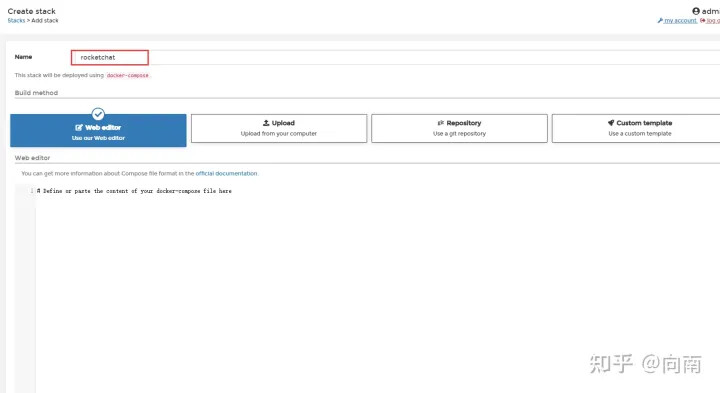 利用DockerPortainer在群晖SynologyNAS上安装Rocket.Chat插图3 利用DockerPortainer在群晖SynologyNAS上安装Rocket.Chat插图3