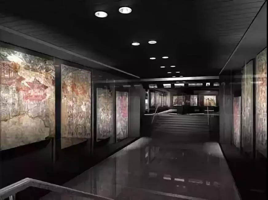 展览名称: 唐墓壁画珍品展 展期:常设陈列 地点:陕西历史博物馆东展厅