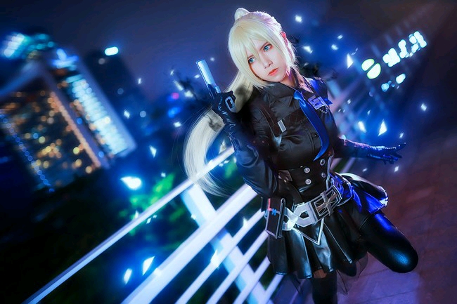 cosplay:枪神纪-未来·黑夜使者