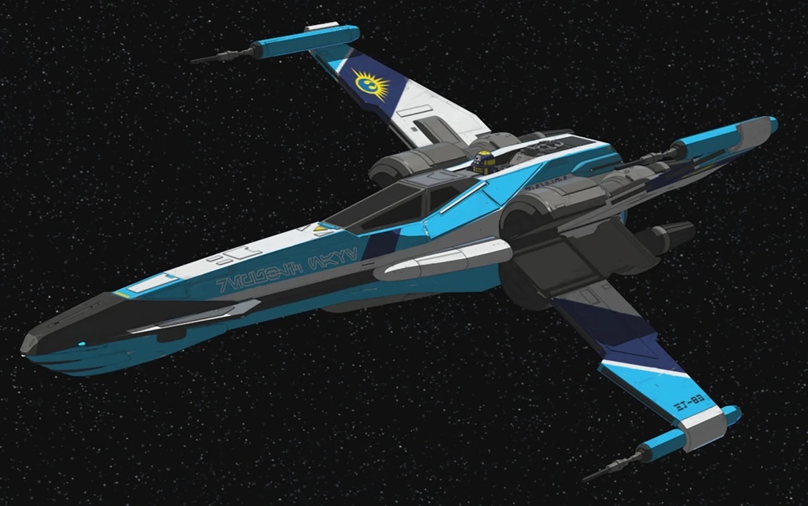 【新正史】t-85 x-wing starfighter t-85 x翼星际战斗机