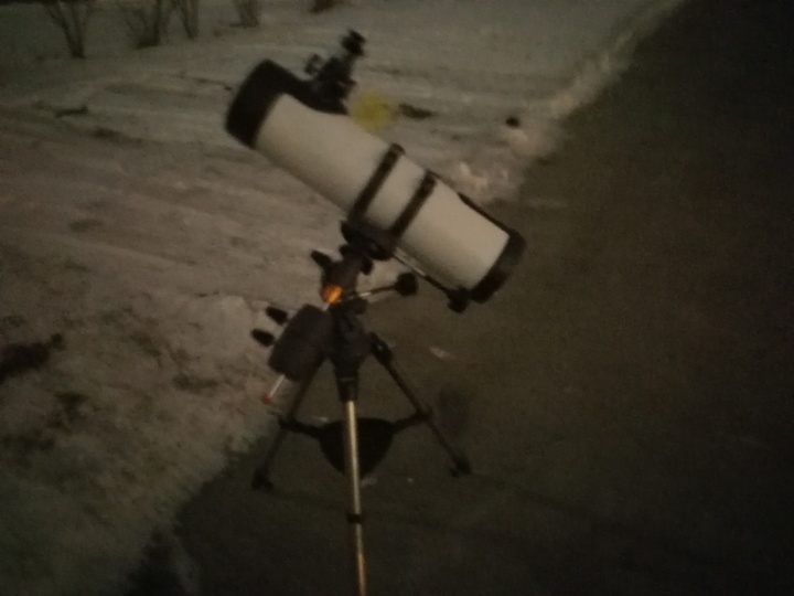 星特朗celestron 130eq 130mm牛顿反射式天文望远镜开箱测评