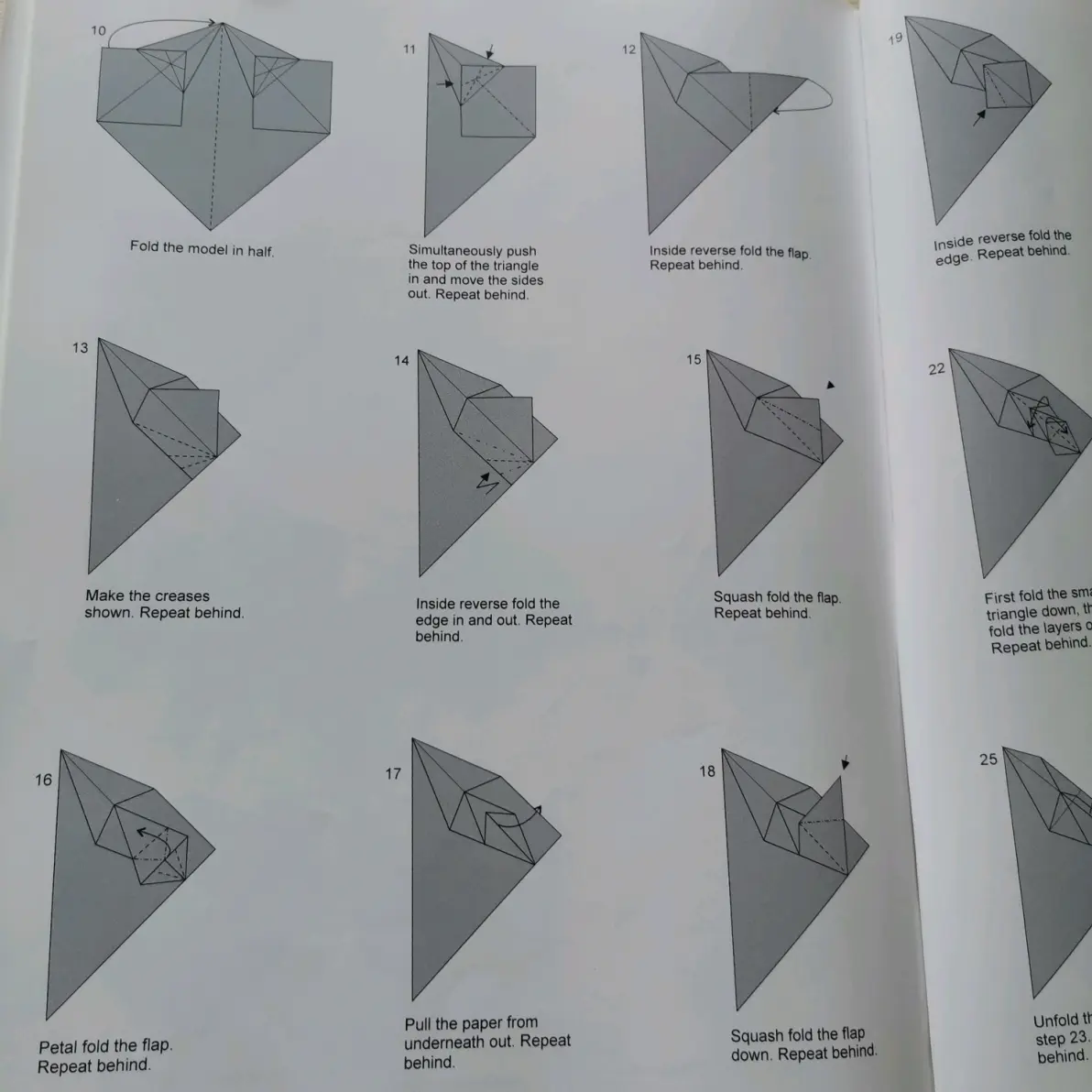 jayson merrill方阵战斗机折纸图解（无成品展示）